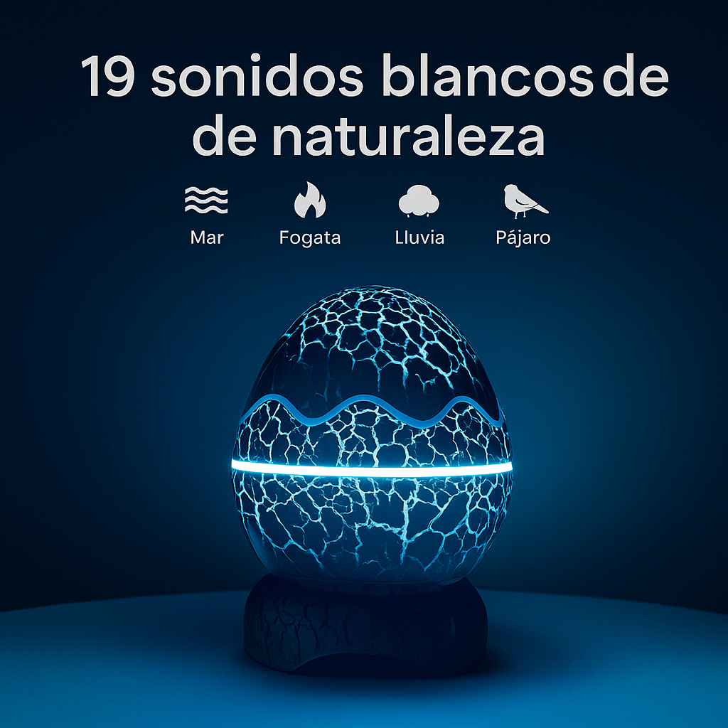 GLOWREX – Proyector Galáctico para Dormir Mejor, Relajarte y Crear Magia Nocturna